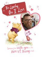 Valentijnskaart foto Winnie the Pooh